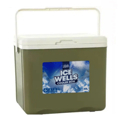 River ICE WELLS COOLER BOX 30L SAND GREEN